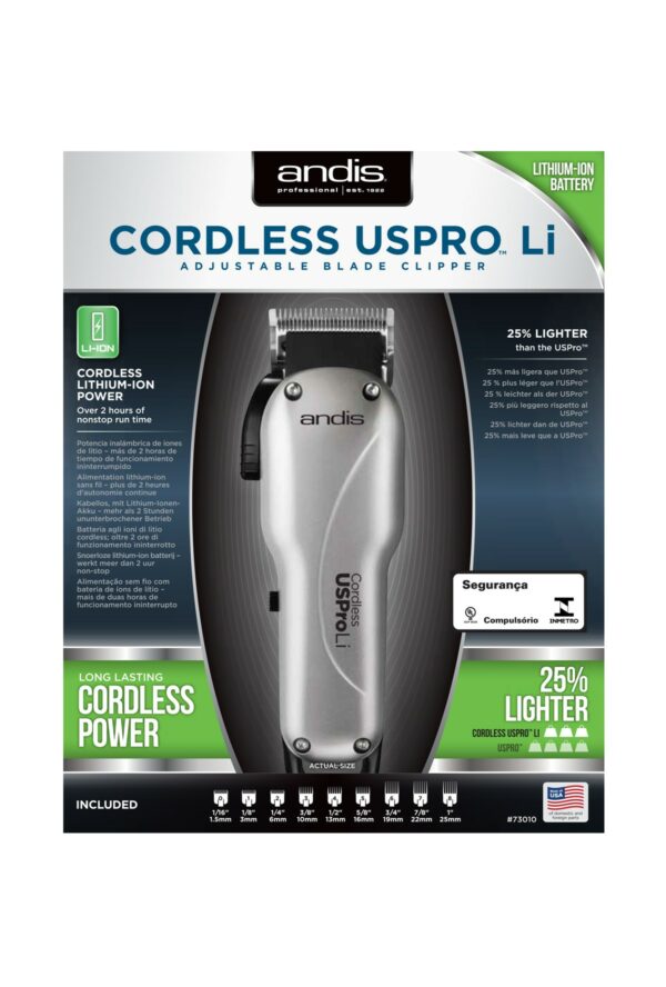 ANDIS US-PRO CORDLESS LITIUM