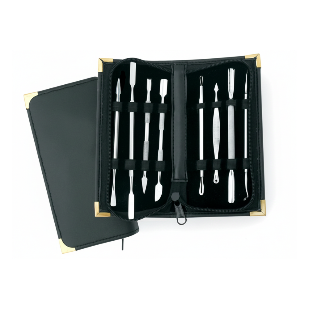 ESTUCHE EMPUJADORES CUTÍCULAS/GUBIAS/LANCETAS ESTUCHE EMPUJADORES CUTÍCULAS/GUBIAS/LANCETAS