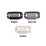 CLIPS PARA EXTENSIONES (NEGRO/MARRÓN/RUBIO)