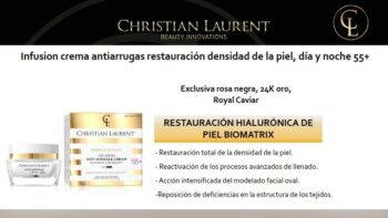 Crema reparadora antiarrugas dia/noche +55 Christian Laurent