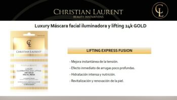 Mascarilla facial iluminadora 24k GOLD Christian Laurent