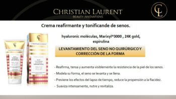 Crema reafirmante y tonificante senos 150ml Christian Laurent