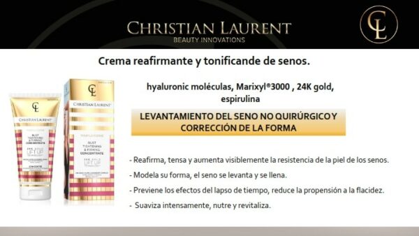 Crema reafirmante y tonificante senos 150ml Christian Laurent
