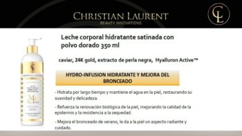 Leche corporal hidratante satinada 350ml Christian Laurent