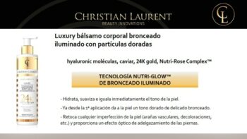 Balsamo corporal bronceado iluminador 200ml Christian Laurent