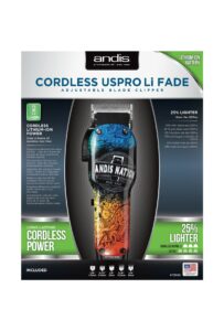 ANDIS NATION CORDLESS USPRO LI FADE