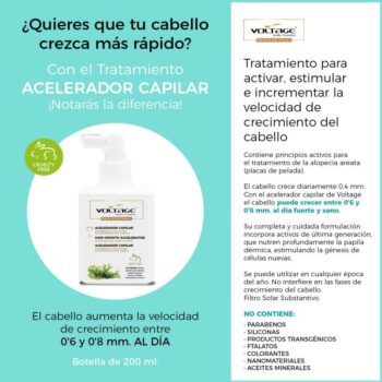 VOLTAGE ACELERADOR CRECIMIENTO CAPILAR 200 ML