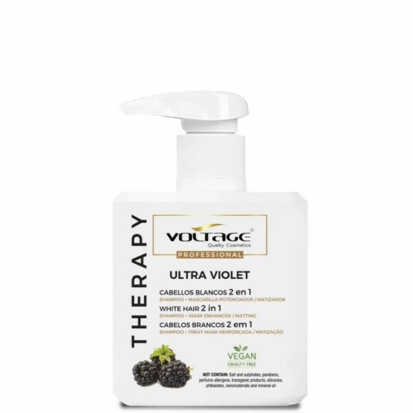 VOLTAGE CHAMPU TERAPIA ULTRA VIOLETA 2 EN 1 500 ML