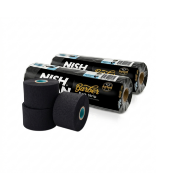 PAPEL DE CUELLO NISHMAN NEGRO (PACK 5 ROLLOS)
