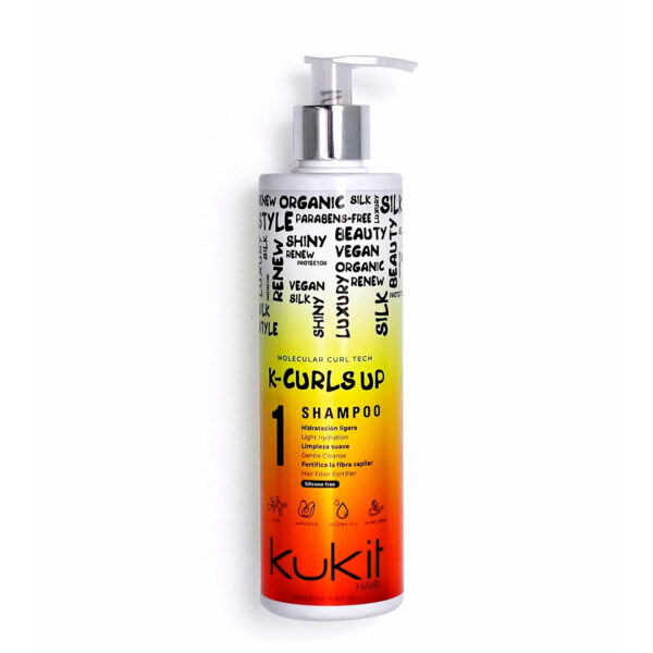 CHAMPÚ PELO RIZADO KUKIT K-CURLS UP (300 ML)