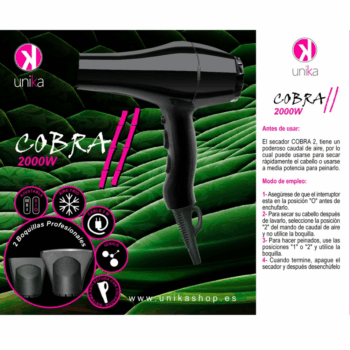 SECADOR UNIKA COBRA II (2000 W) IÓNICO - Imagen 4