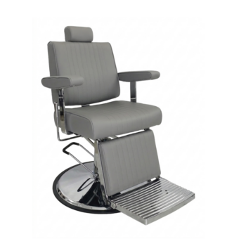 SILLÓN CABALLERO CUT - NEGRO/GRIS/CHROME - Imagen 2