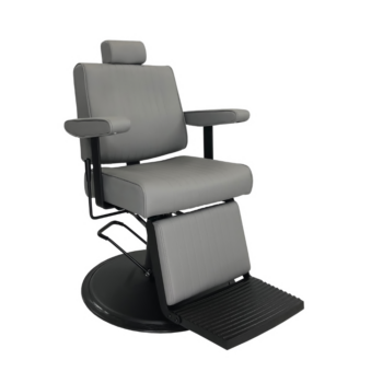 SILLÓN CABALLERO CUT - NEGRO/GRIS/CHROME - Imagen 5