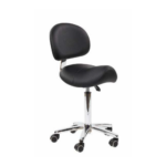 TABURETE JOKEY NEGRO ID ITALIAN CON RESPALDO