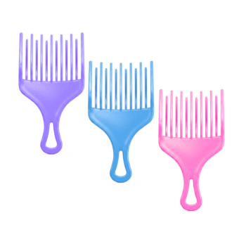 PEINE AFRO LARGO AHUECADOR COLORES EUROSTIL - Imagen 2