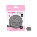 LIMA PARA DISCO 25MM GRANO #100 POLLIÉ (100 UNIDADES)