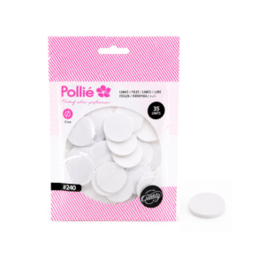 LIMA PARA DISCO 25MM PULIDORA GRANO #240 POLLIÉ (35 UNIDADES)