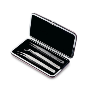 SET DE 3 PINZAS DE PESTAÑAS PELO A PELO POLLIÉ - Imagen 2