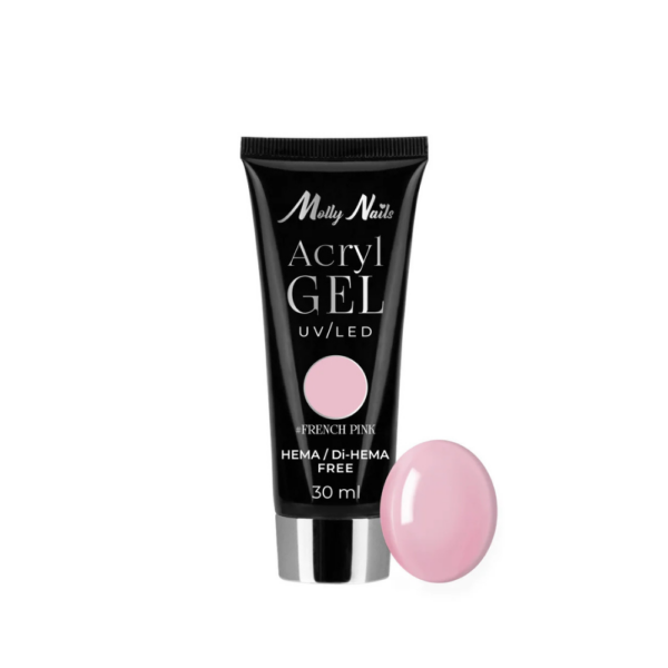 ACRÍLICO EN GEL FRENCH PINK MOLLY LAC (30 ML)