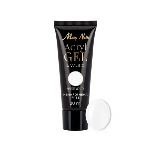 ACRÍLICO EN GEL WHITE MOLLY LAC (30 ML)