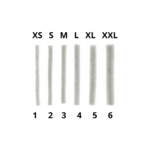 BIGUDÍES PESTAÑAS 12 UNIDADES (XS/S/M/L/XL/XXL)