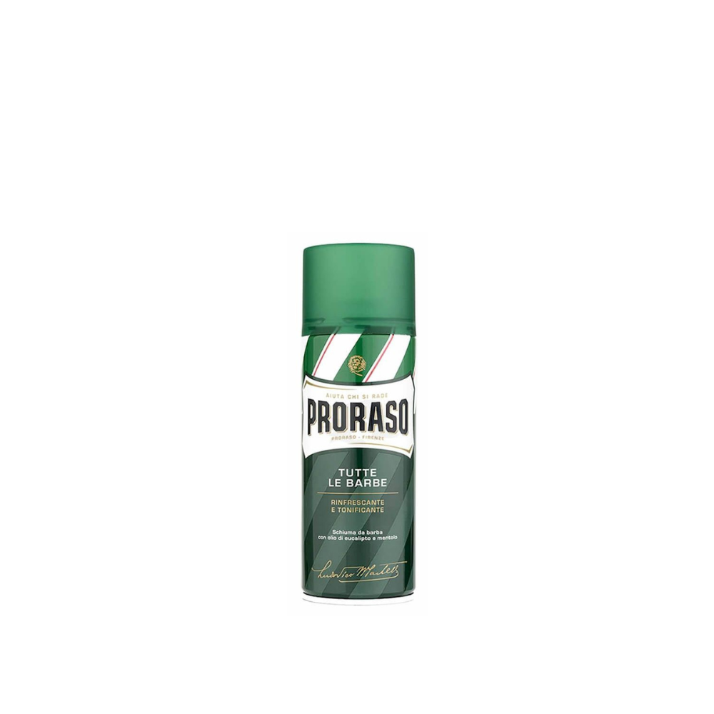 VERDE Espuma de Afeitar 100ml eucalipto ESPUMA DE AFEITAR PRORASO EUCALIPTO (100ML) - Imagen 1