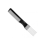 PEINE DE 5 PÚAS CARDAR METAL NEGRO UNIKA